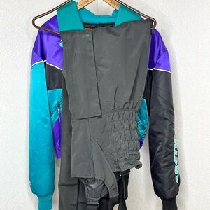 Vtg Arctic Cat ArcticWear Jacket And Snow Bibs Snowmobile Set Winter Goretex M